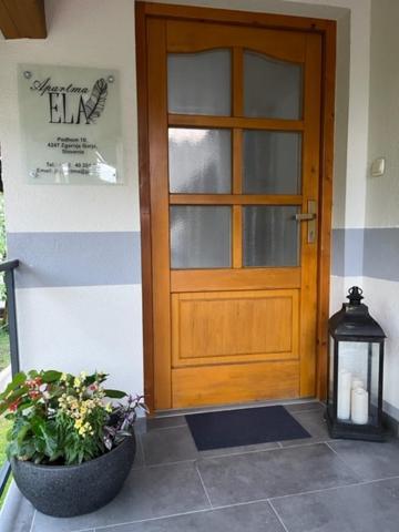 Apartma Ela Zgornje Gorje Dış mekan fotoğraf